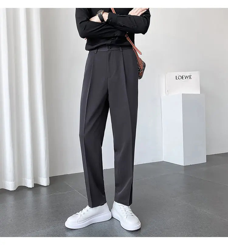 Straight Sleeve Loose Trousers