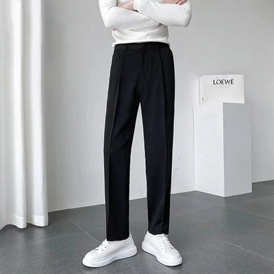 Straight Sleeve Loose Trousers