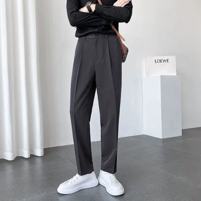 Straight Sleeve Loose Trousers