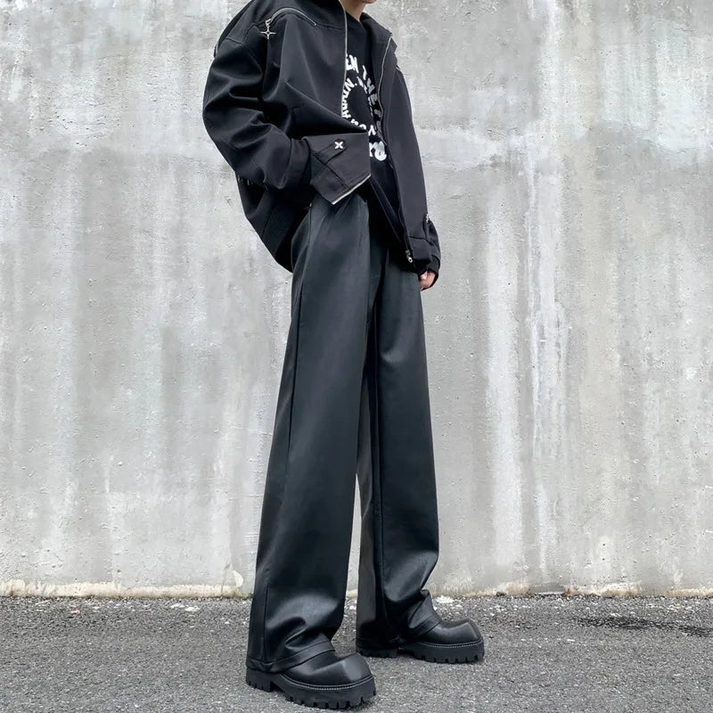 Star Boy Leather Pants