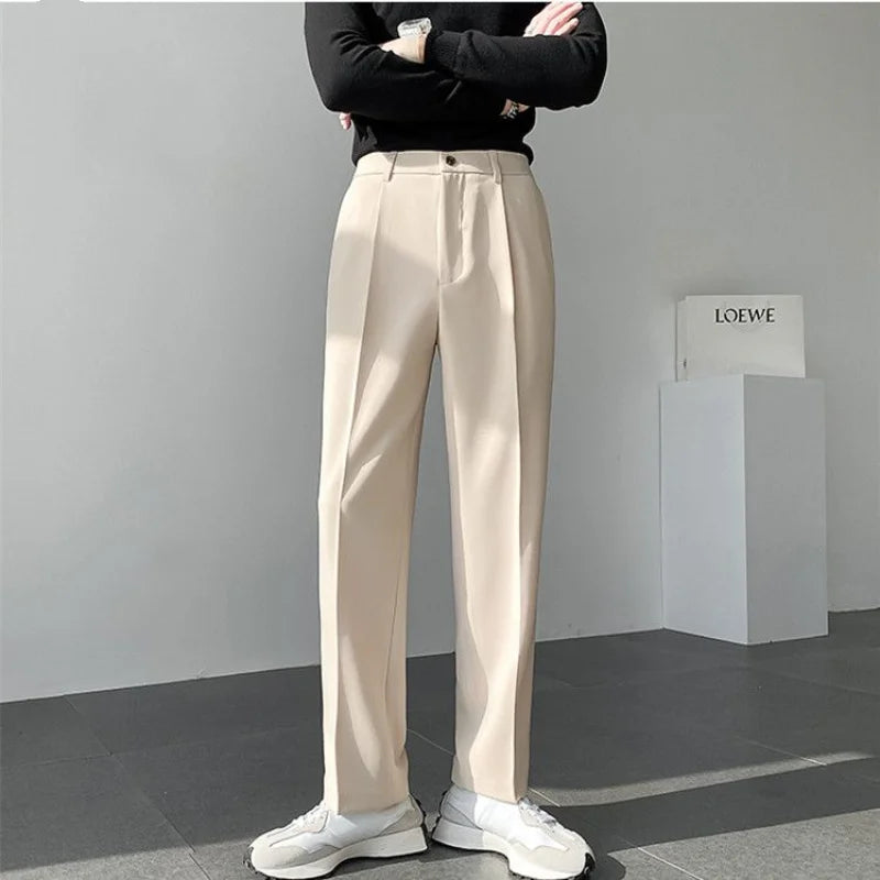 Straight Sleeve Loose Trousers