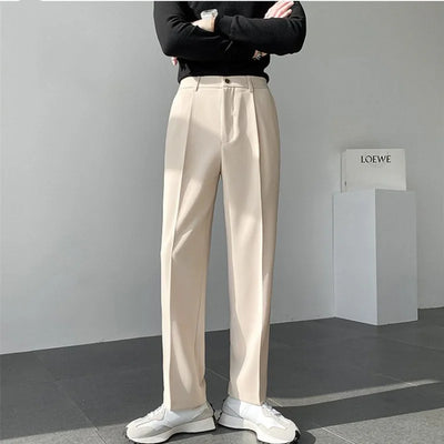 Straight Sleeve Loose Trousers