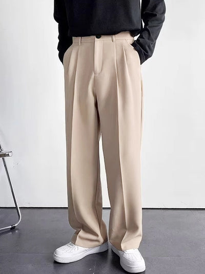 Light Drape Leg Trousers