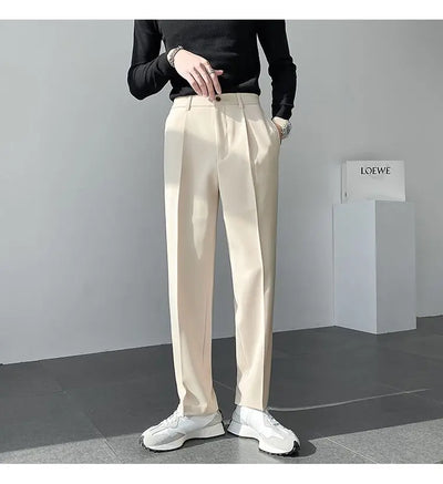 Straight Sleeve Loose Trousers